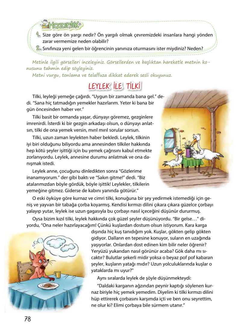 4. Sınıf Türkçe Ders Kitabı Cevapları Koza Yayınları Sayfa 78