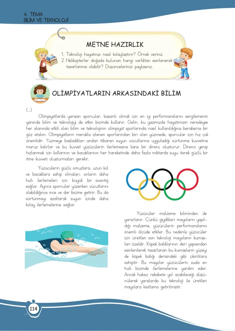 4. Sınıf Türkçe Ders Kitabı Cevapları Meb Yayınları 1 Sayfa 114