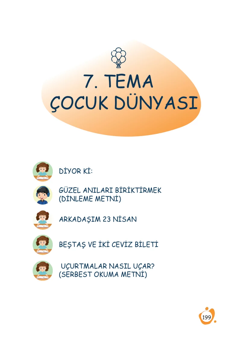 4. Sınıf Türkçe Ders Kitabı Cevapları Meb Yayınları 1 Sayfa 199