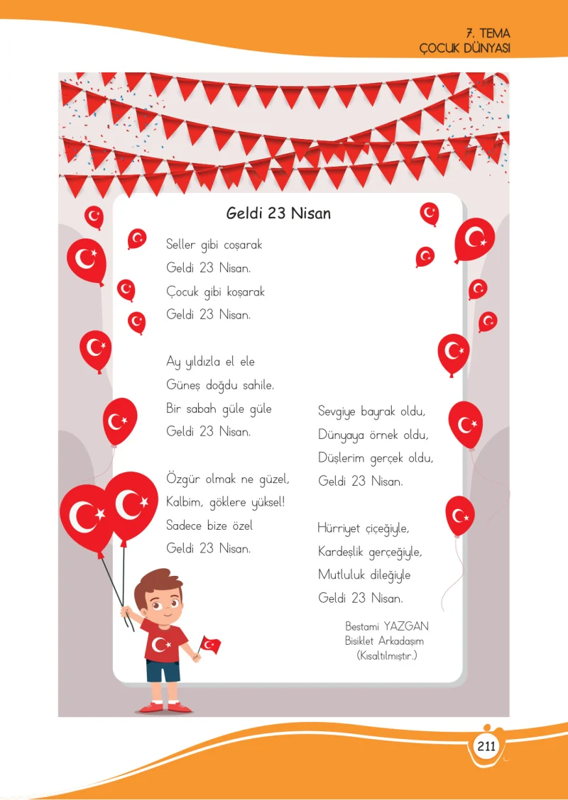 4. Sınıf Türkçe Ders Kitabı Cevapları Meb Yayınları 1 Sayfa 211