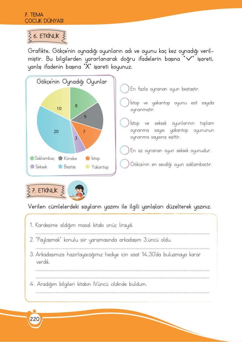 4. Sınıf Türkçe Ders Kitabı Cevapları Meb Yayınları 1 Sayfa 220