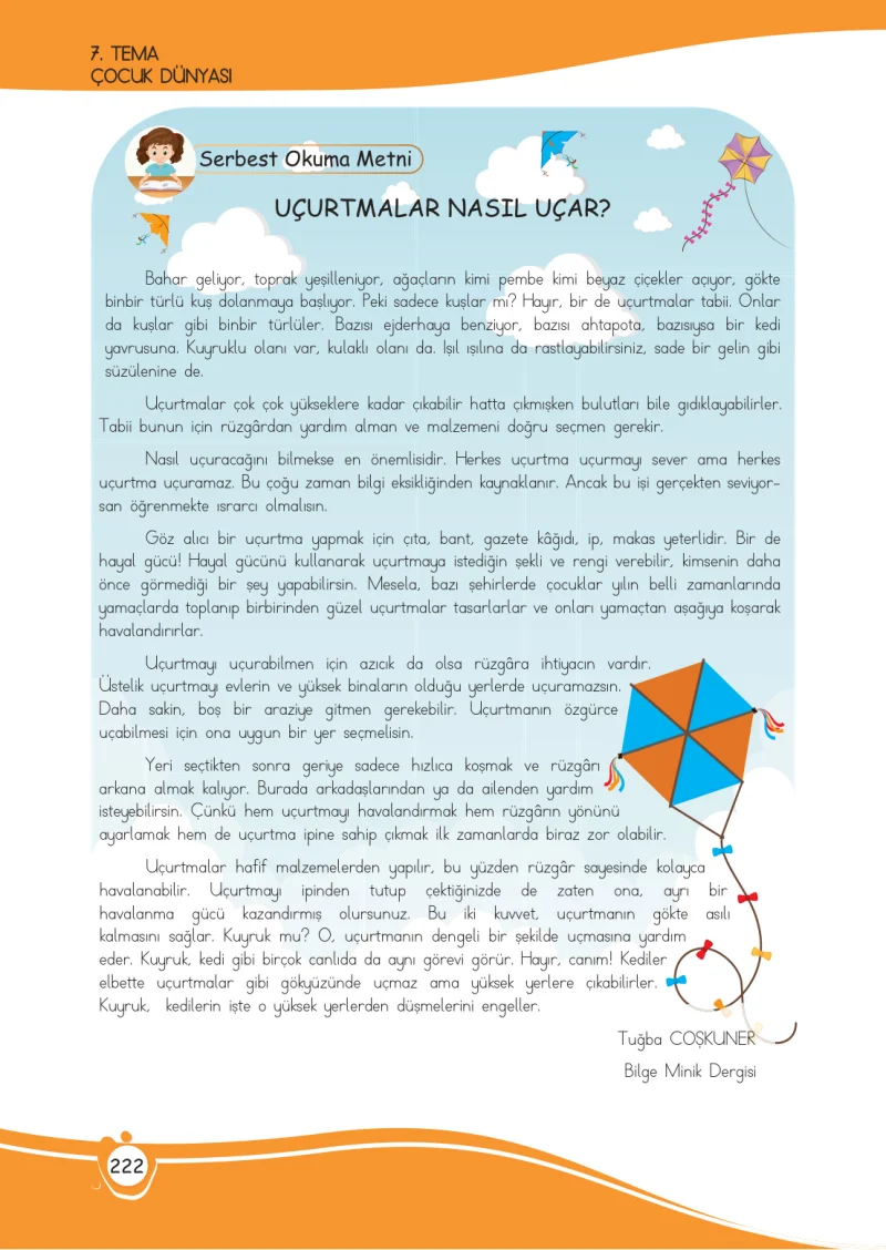 4. Sınıf Türkçe Ders Kitabı Cevapları Meb Yayınları 1 Sayfa 222