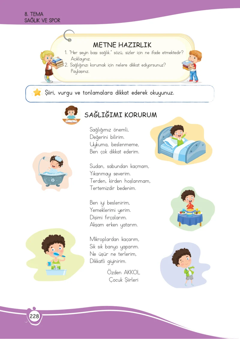 4. Sınıf Türkçe Ders Kitabı Cevapları Meb Yayınları 1 Sayfa 228