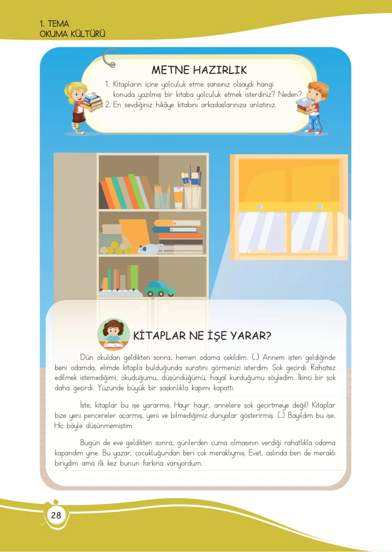 4. Sınıf Türkçe Ders Kitabı Cevapları Meb Yayınları 1 Sayfa 28