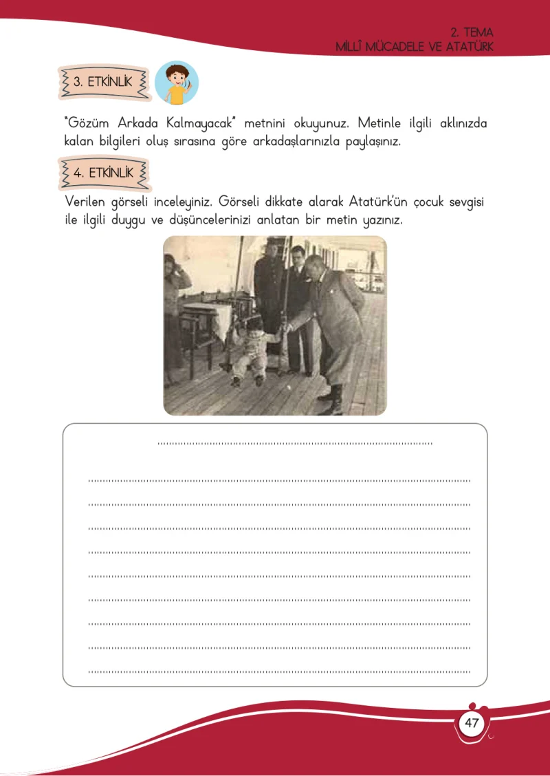 4. Sınıf Türkçe Ders Kitabı Cevapları Meb Yayınları 1 Sayfa 47