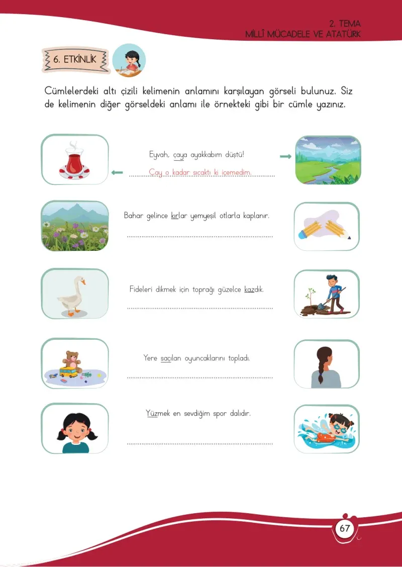 4. Sınıf Türkçe Ders Kitabı Cevapları Meb Yayınları 1 Sayfa 67