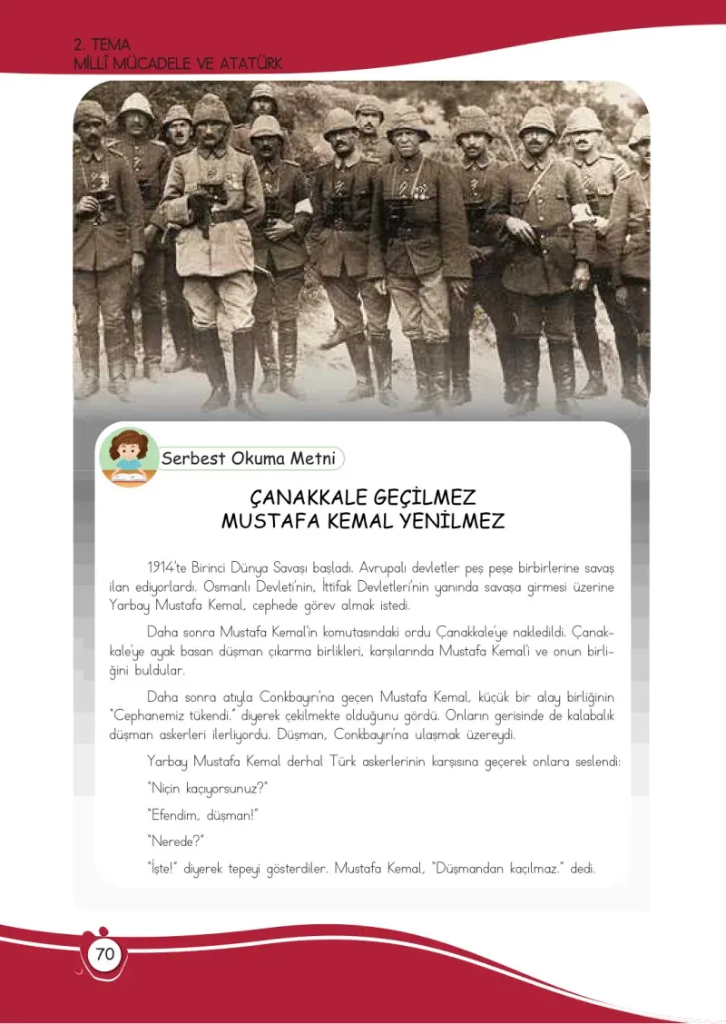 4. Sınıf Türkçe Ders Kitabı Cevapları Meb Yayınları 1 Sayfa 70