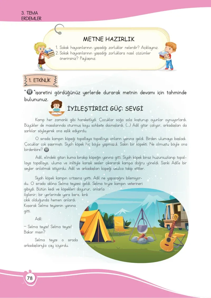 4. Sınıf Türkçe Ders Kitabı Cevapları Meb Yayınları 1 Sayfa 78