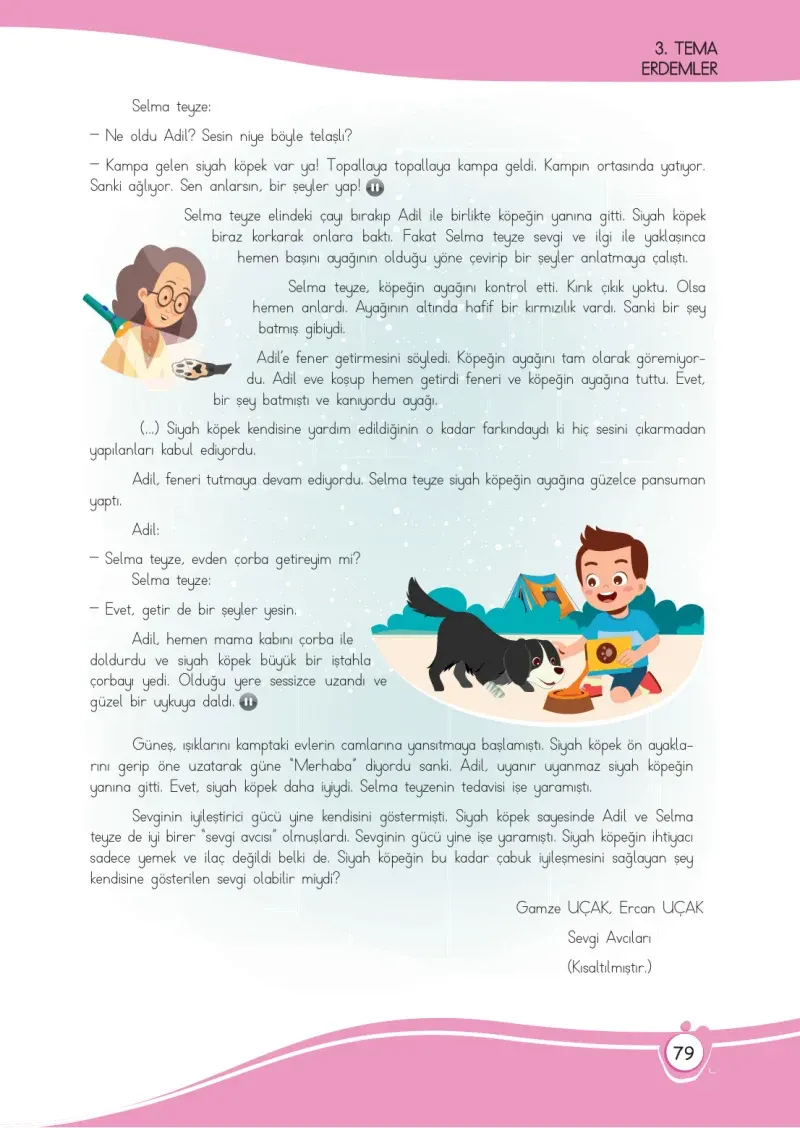4. Sınıf Türkçe Ders Kitabı Cevapları Meb Yayınları 1 Sayfa 79