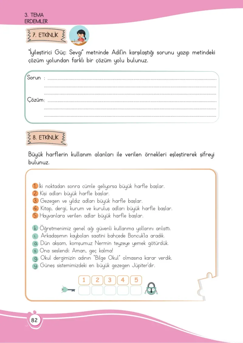 4. Sınıf Türkçe Ders Kitabı Cevapları Meb Yayınları 1 Sayfa 82
