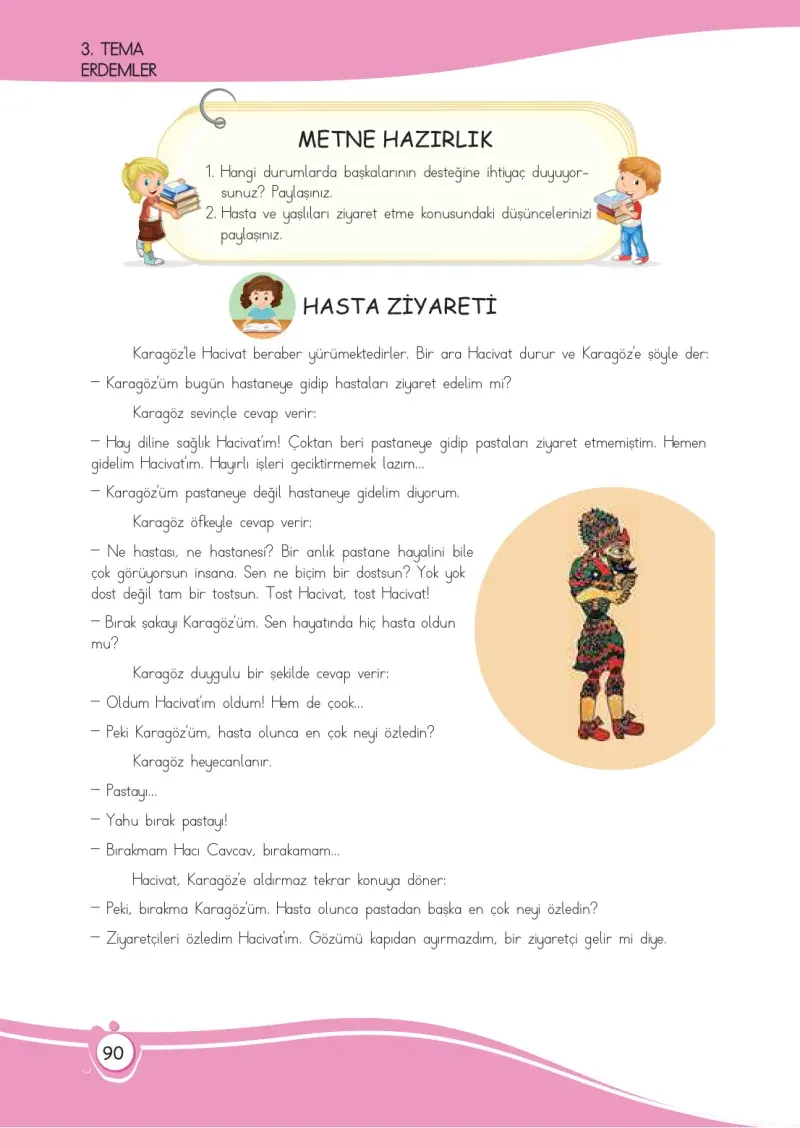 4. Sınıf Türkçe Ders Kitabı Cevapları Meb Yayınları 1 Sayfa 90