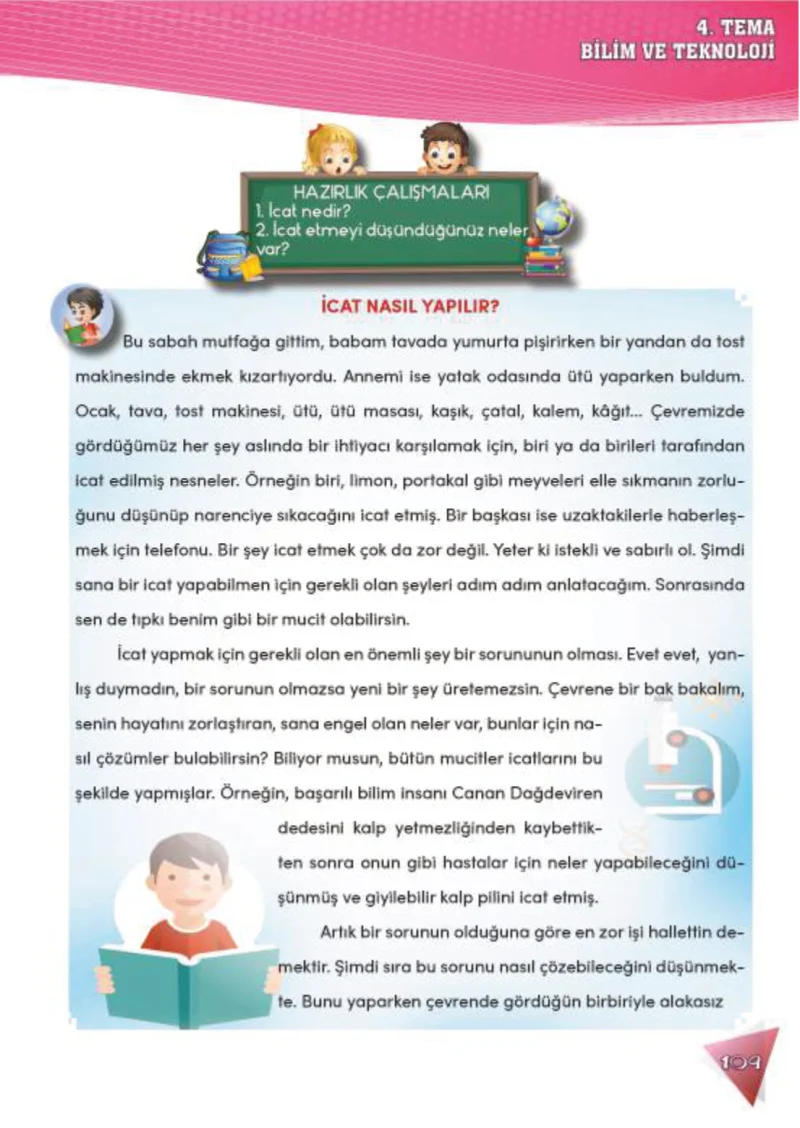 4. Sınıf Türkçe Ders Kitabı Cevapları Meb Yayınları 2 Sayfa 109