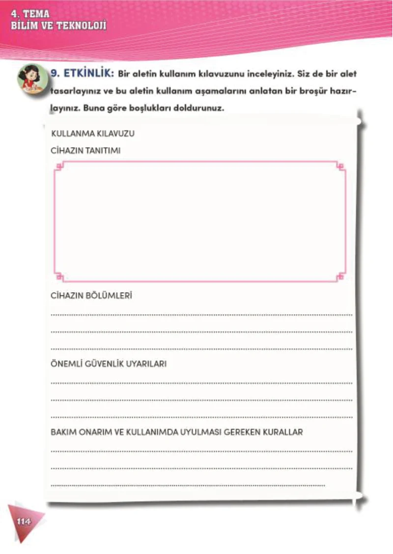 4. Sınıf Türkçe Ders Kitabı Cevapları Meb Yayınları 2 Sayfa 114
