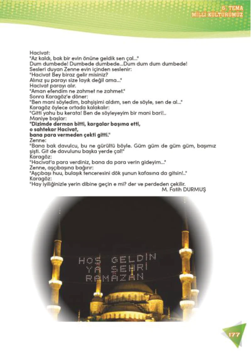 4. Sınıf Türkçe Ders Kitabı Cevapları Meb Yayınları 2 Sayfa 177