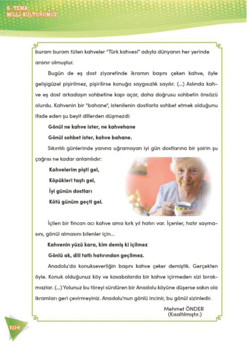 4. Sınıf Türkçe Ders Kitabı Cevapları Meb Yayınları 2 Sayfa 184