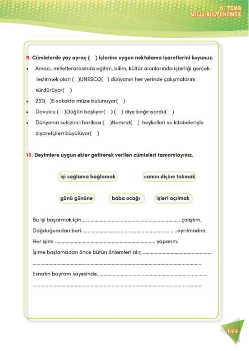 4. Sınıf Türkçe Ders Kitabı Cevapları Meb Yayınları 2 Sayfa 199