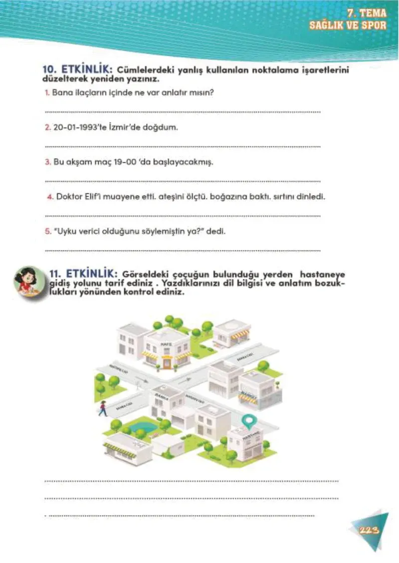 4. Sınıf Türkçe Ders Kitabı Cevapları Meb Yayınları 2 Sayfa 223