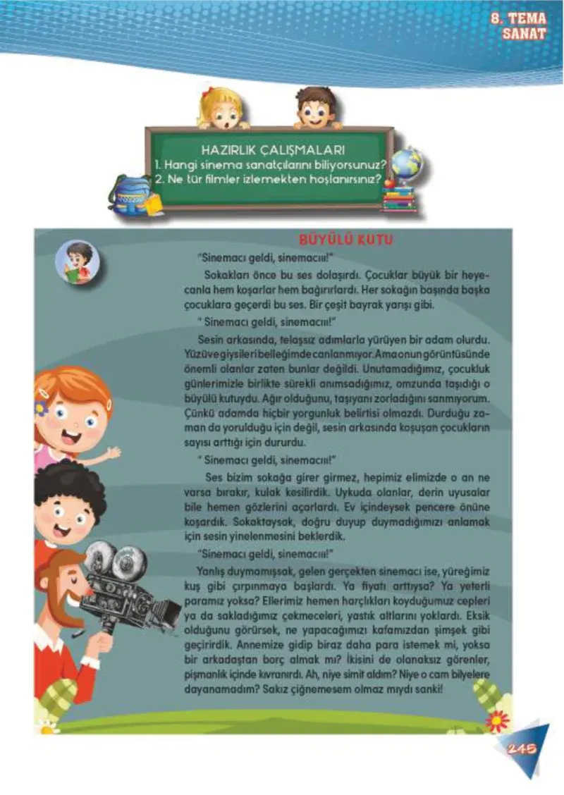 4. Sınıf Türkçe Ders Kitabı Cevapları Meb Yayınları 2 Sayfa 245