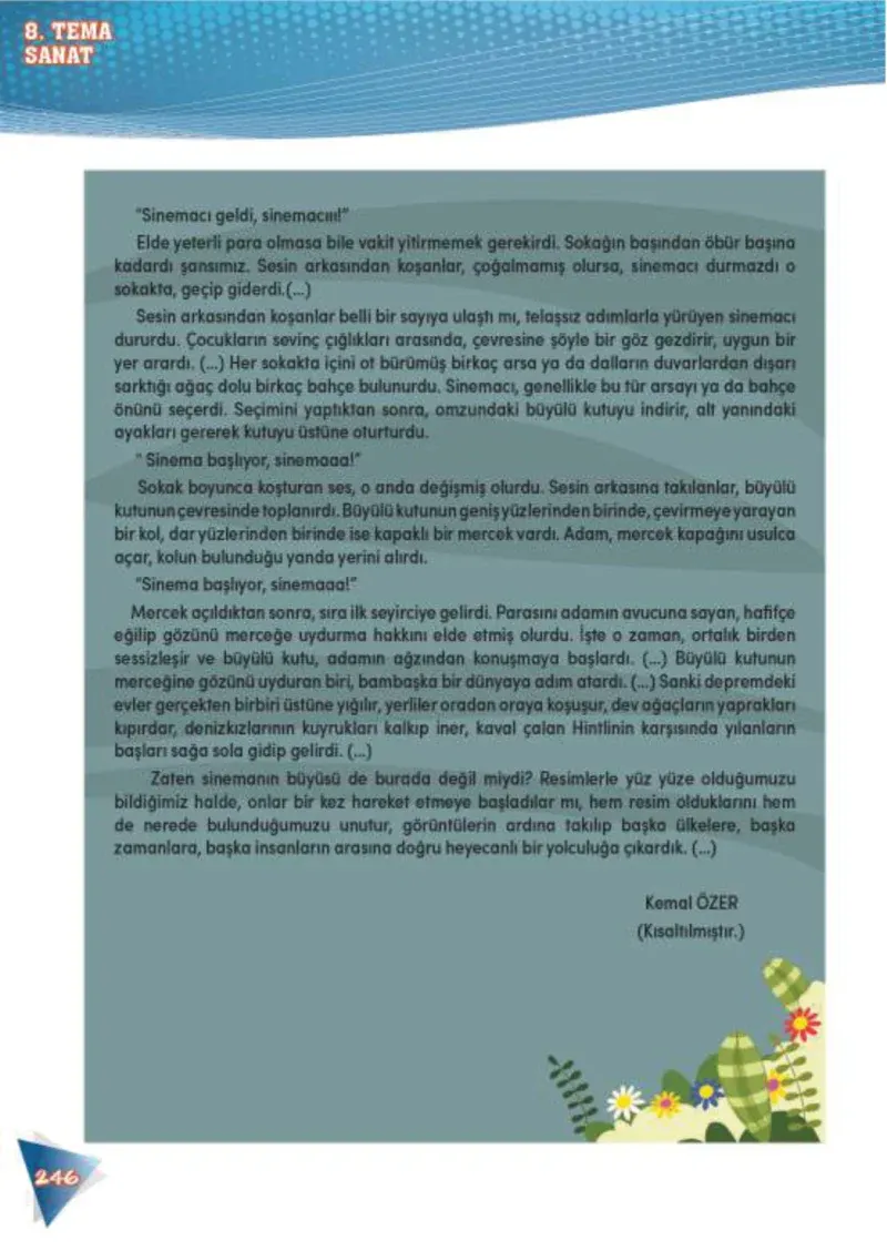 4. Sınıf Türkçe Ders Kitabı Cevapları Meb Yayınları 2 Sayfa 246
