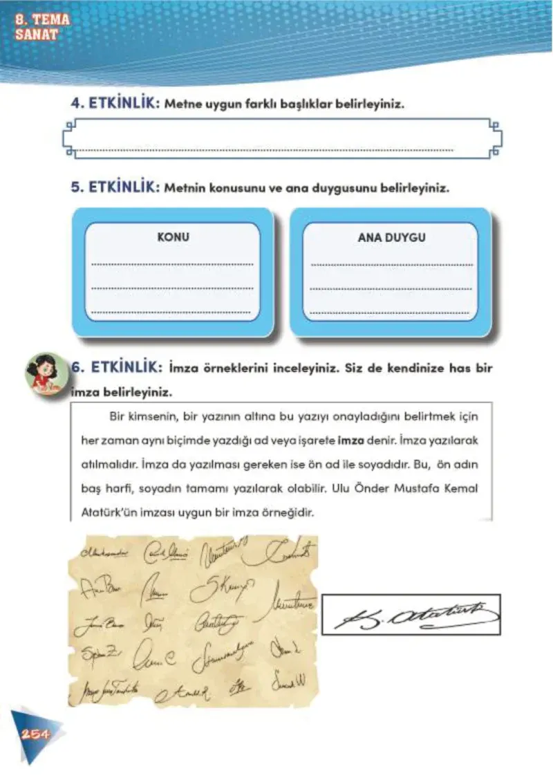 4. Sınıf Türkçe Ders Kitabı Cevapları Meb Yayınları 2 Sayfa 254