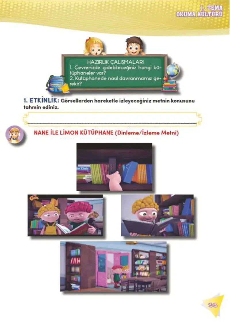 4. Sınıf Türkçe Ders Kitabı Cevapları Meb Yayınları 2 Sayfa 33
