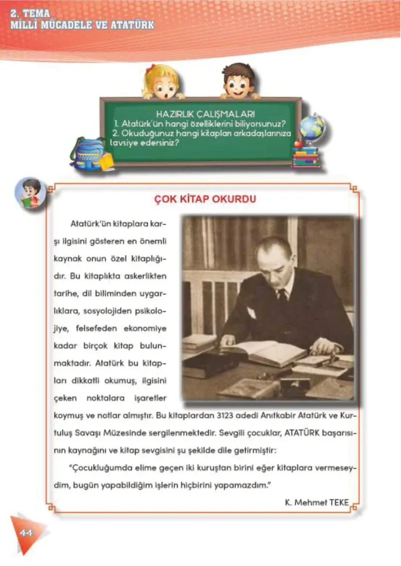 4. Sınıf Türkçe Ders Kitabı Cevapları Meb Yayınları 2 Sayfa 44