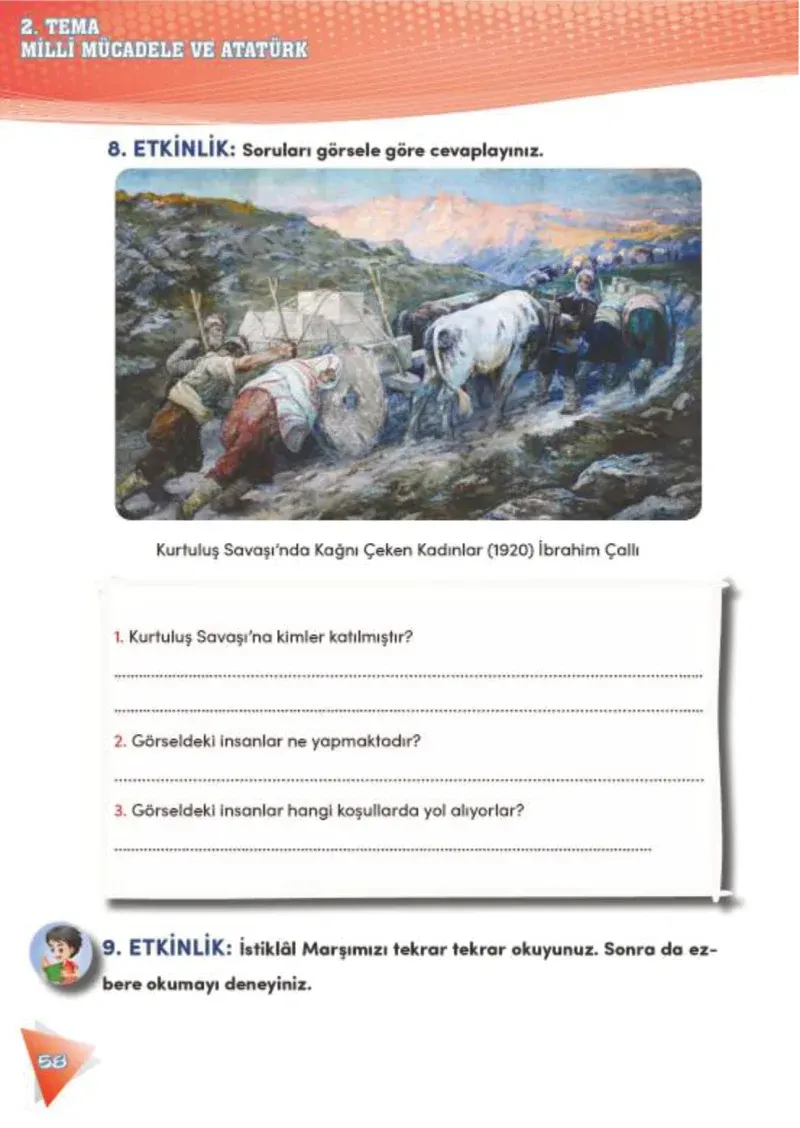 4. Sınıf Türkçe Ders Kitabı Cevapları Meb Yayınları 2 Sayfa 58
