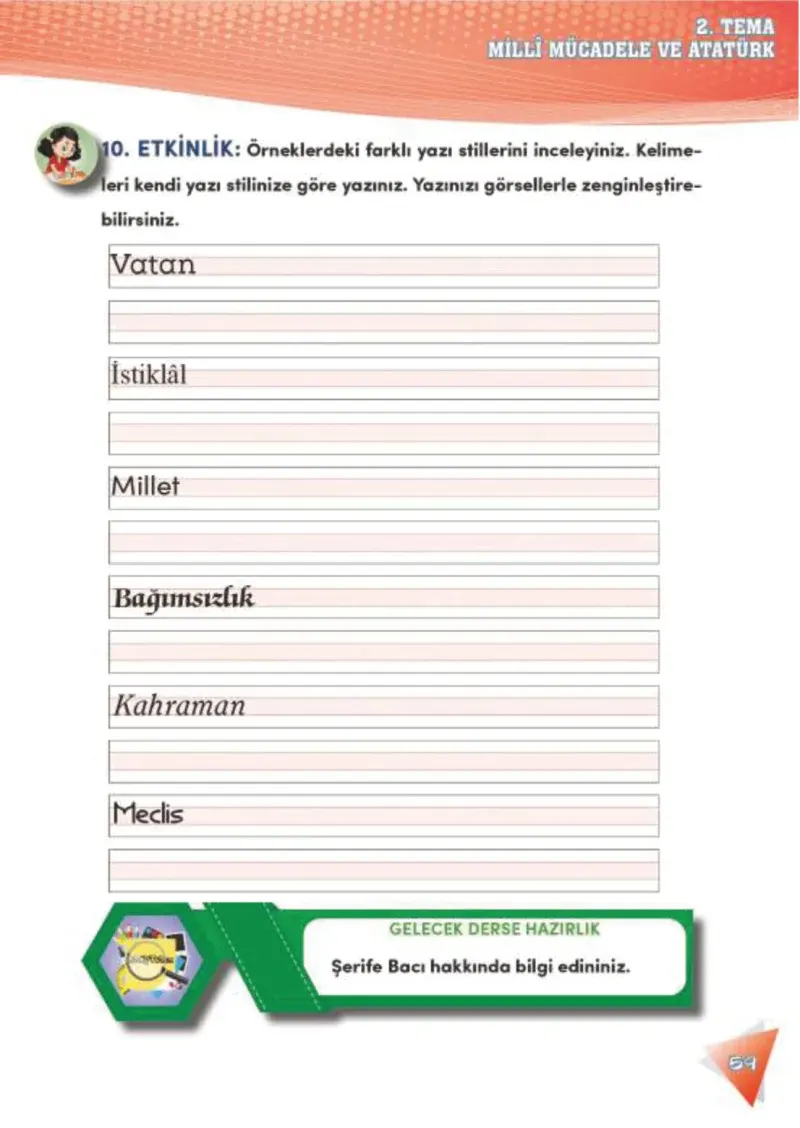 4. Sınıf Türkçe Ders Kitabı Cevapları Meb Yayınları 2 Sayfa 59