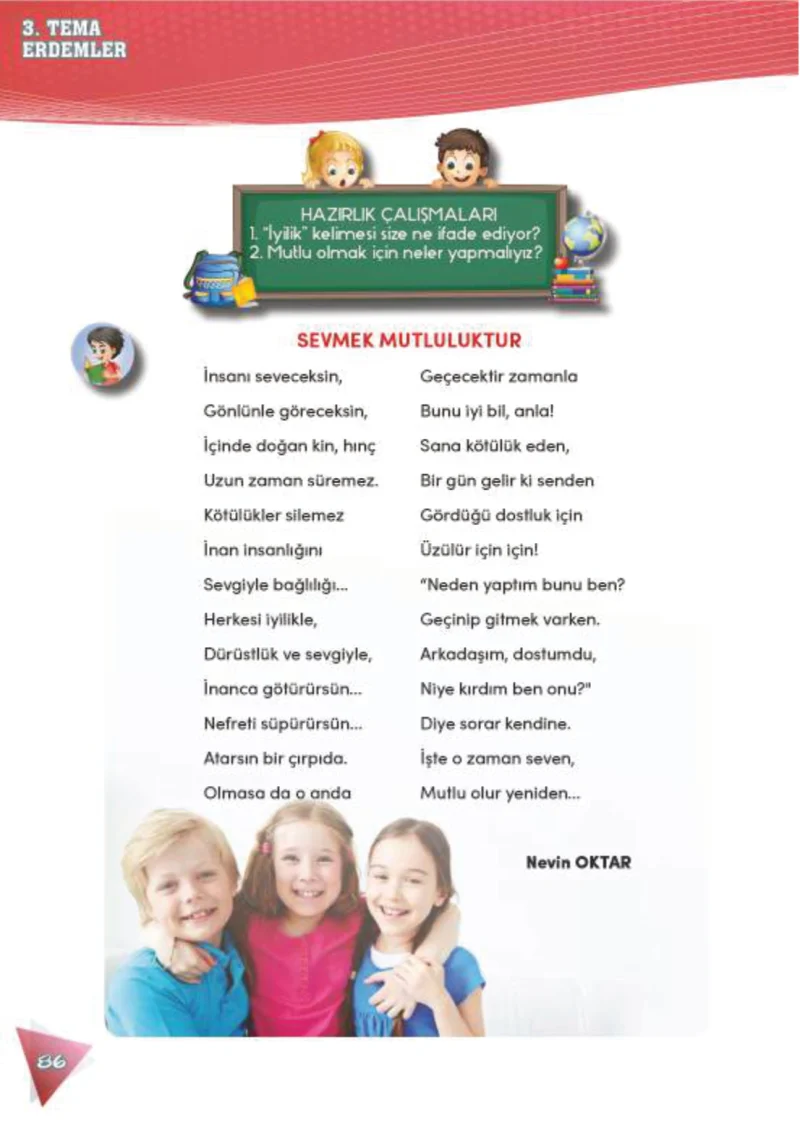 4. Sınıf Türkçe Ders Kitabı Cevapları Meb Yayınları 2 Sayfa 86