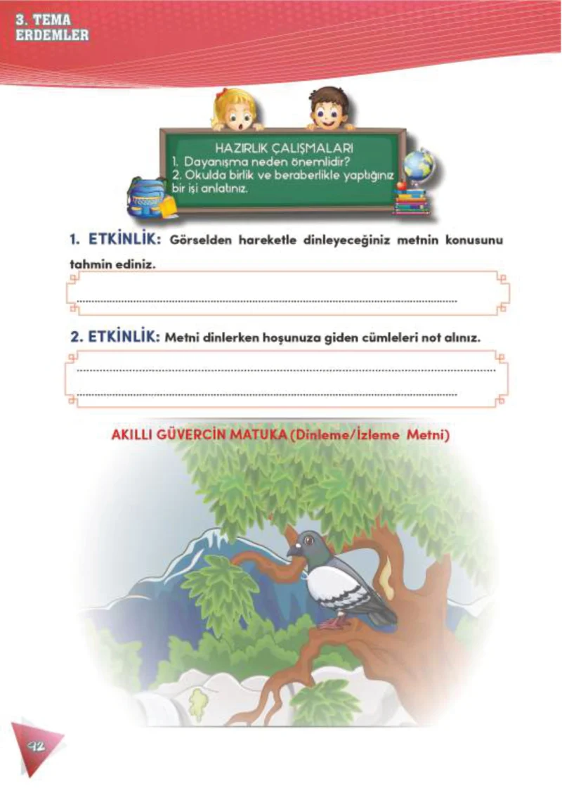 4. Sınıf Türkçe Ders Kitabı Cevapları Meb Yayınları 2 Sayfa 92