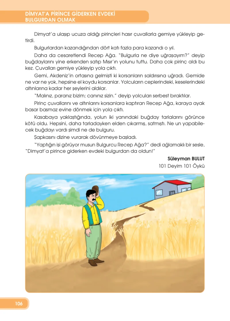 4. Sınıf Türkçe Ders Kitabı Cevapları Özgün Yayınları Sayfa 106