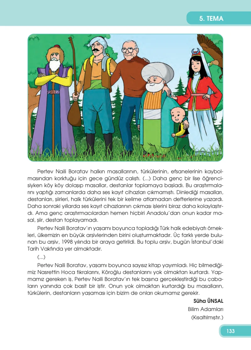4. Sınıf Türkçe Ders Kitabı Cevapları Özgün Yayınları Sayfa 133