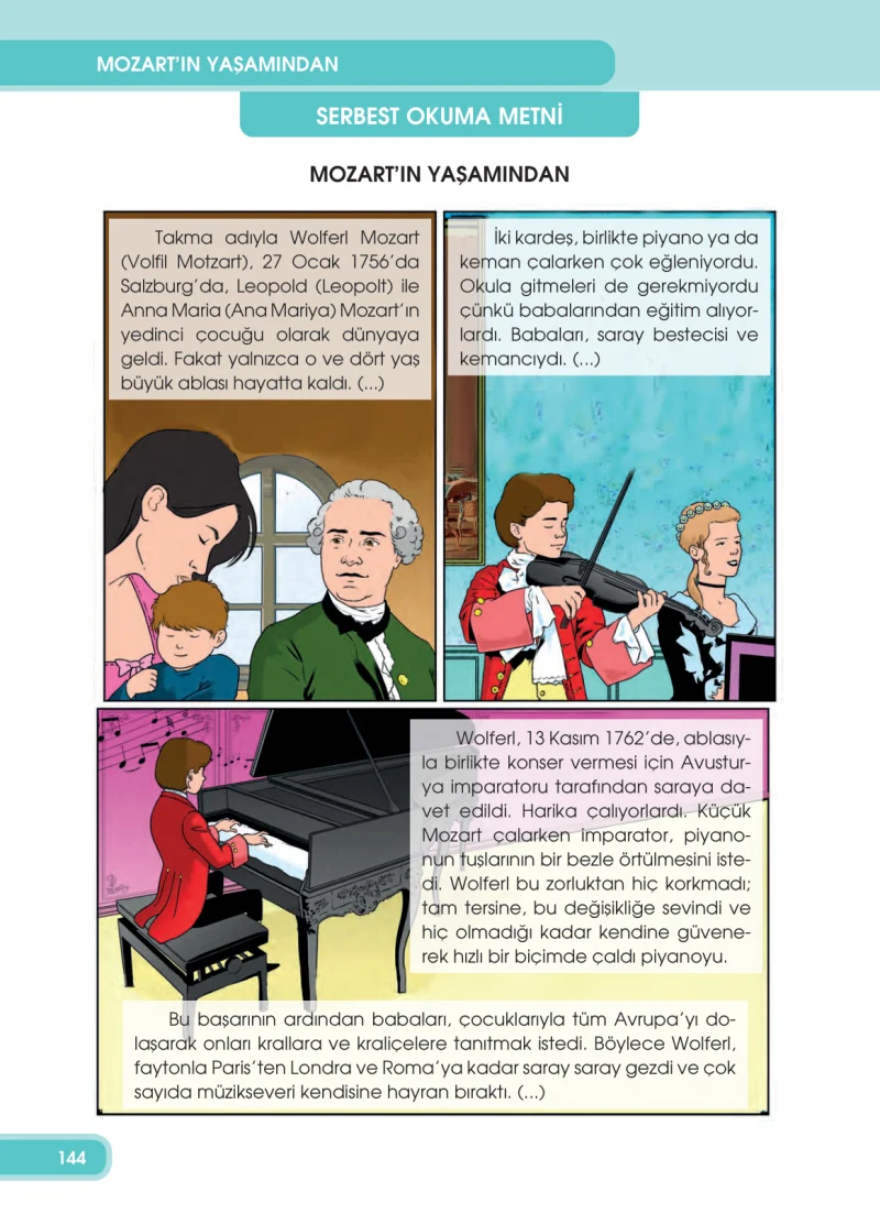 4. Sınıf Türkçe Ders Kitabı Cevapları Özgün Yayınları Sayfa 144