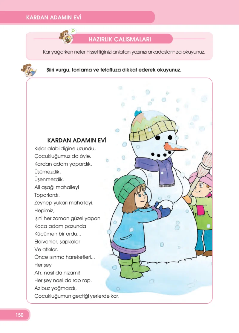 4. Sınıf Türkçe Ders Kitabı Cevapları Özgün Yayınları Sayfa 150