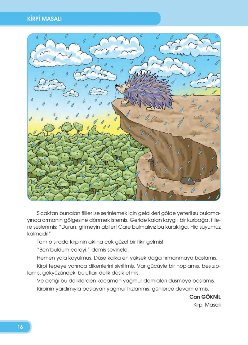4. Sınıf Türkçe Ders Kitabı Cevapları Özgün Yayınları Sayfa 16