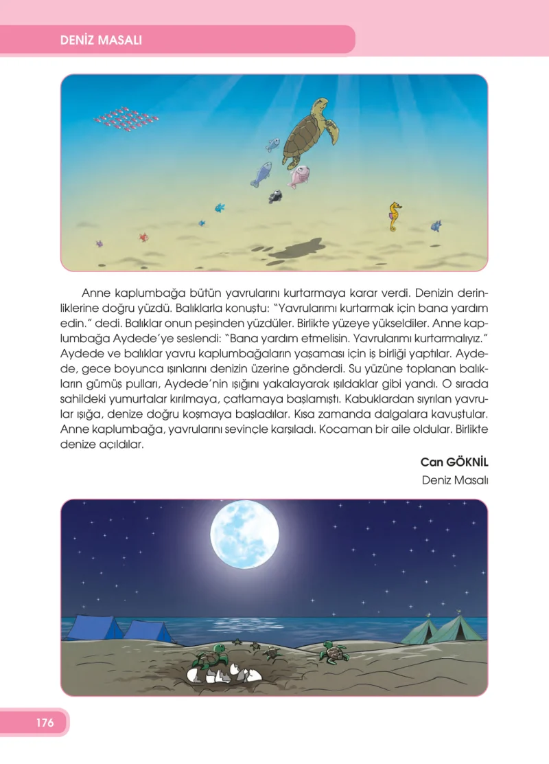 4. Sınıf Türkçe Ders Kitabı Cevapları Özgün Yayınları Sayfa 176