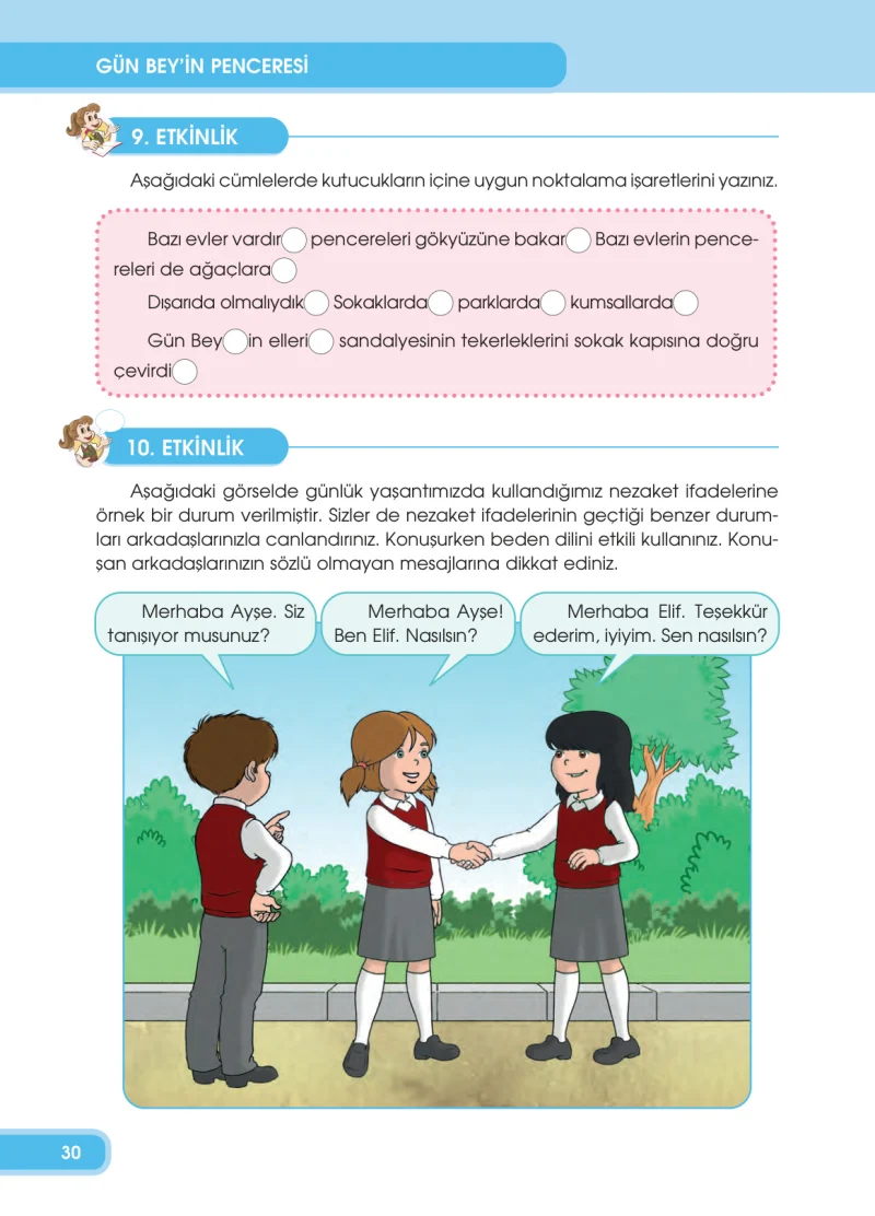 4. Sınıf Türkçe Ders Kitabı Cevapları Özgün Yayınları Sayfa 30