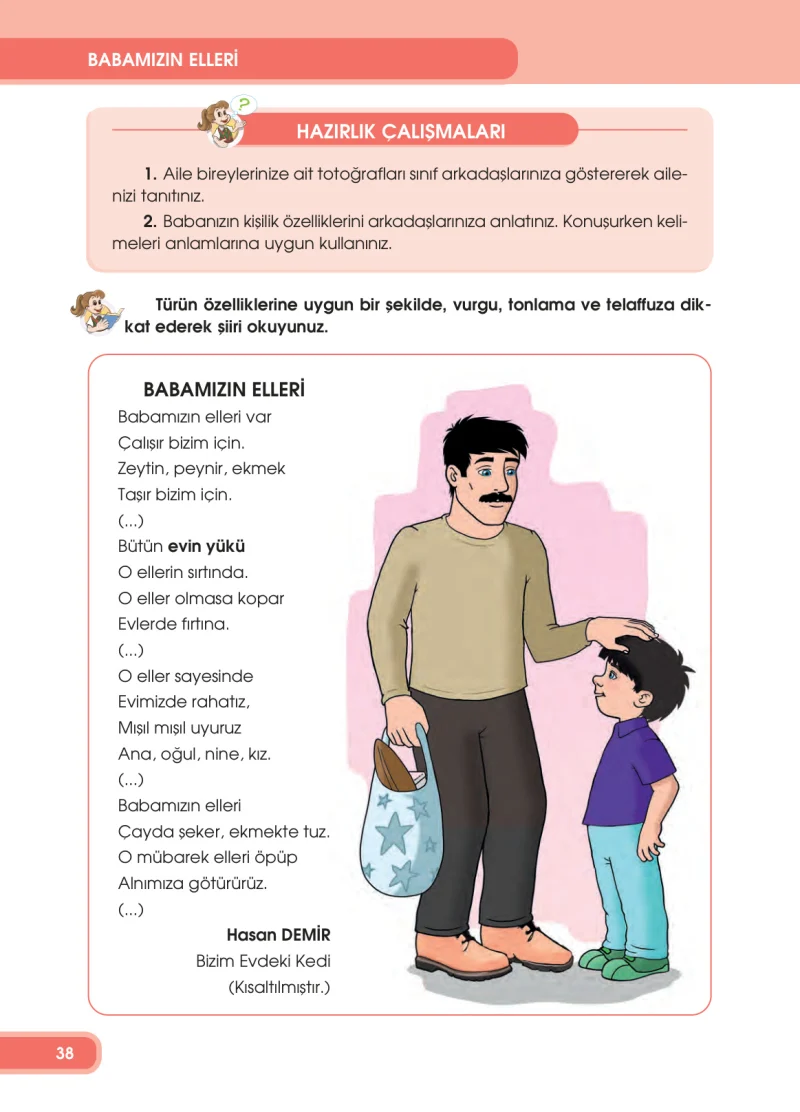 4. Sınıf Türkçe Ders Kitabı Cevapları Özgün Yayınları Sayfa 38