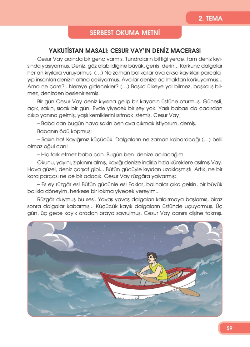 4. Sınıf Türkçe Ders Kitabı Cevapları Özgün Yayınları Sayfa 59