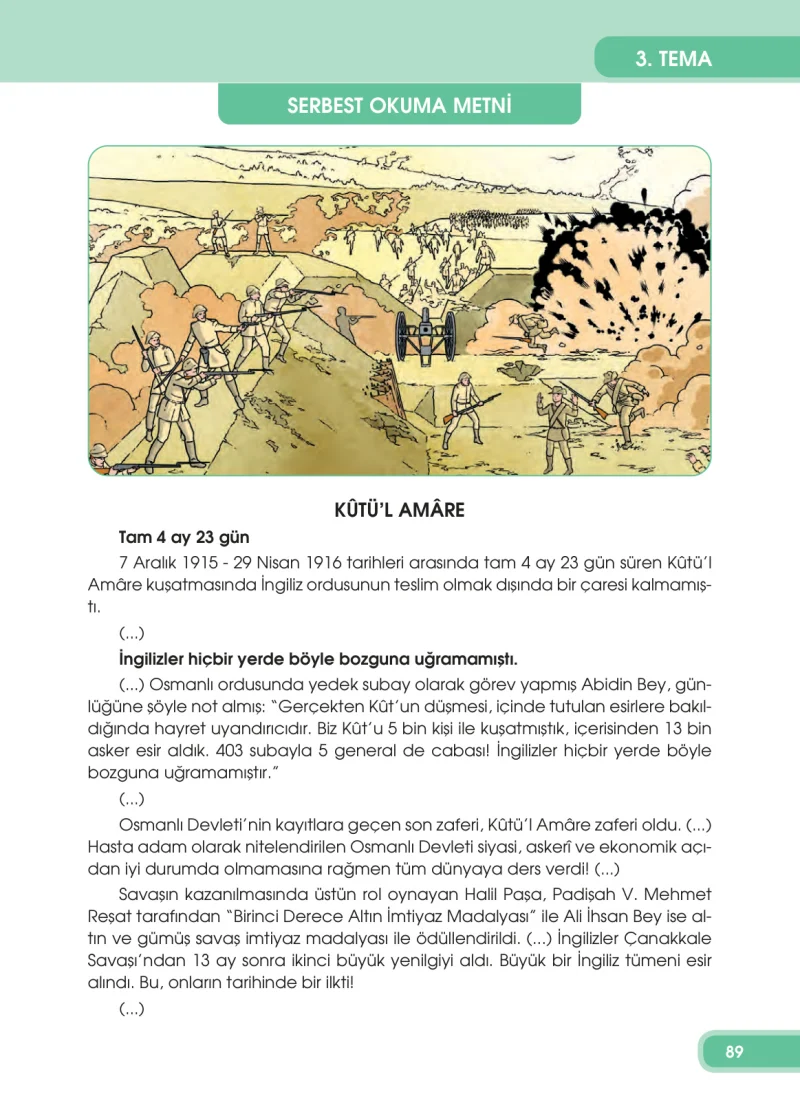 4. Sınıf Türkçe Ders Kitabı Cevapları Özgün Yayınları Sayfa 89