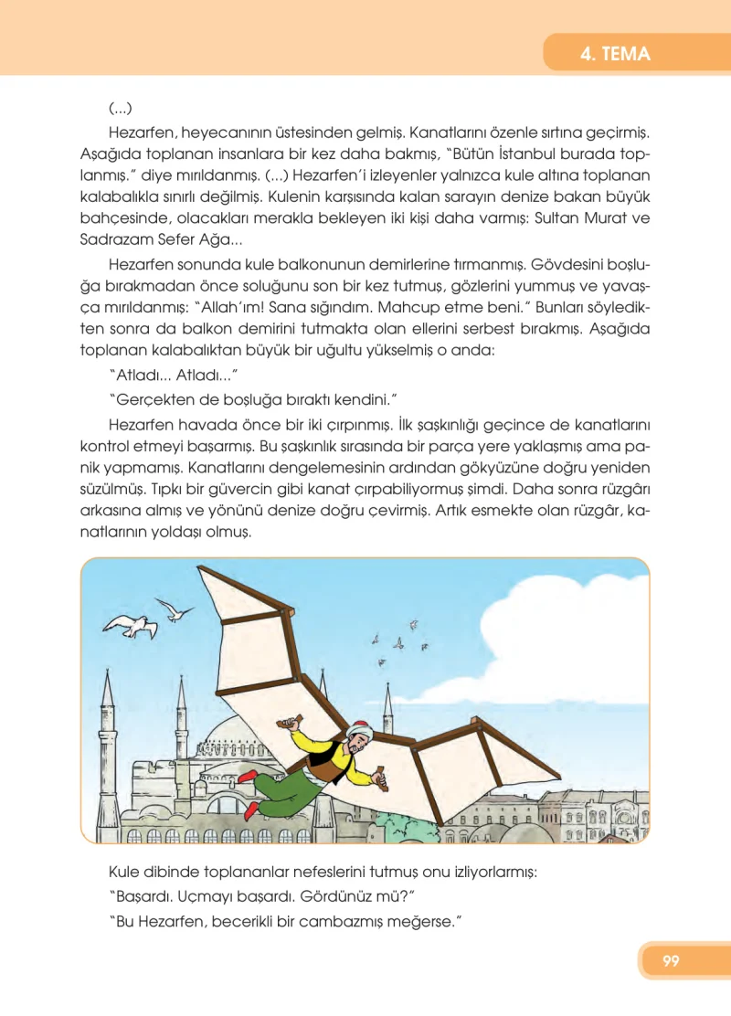4. Sınıf Türkçe Ders Kitabı Cevapları Özgün Yayınları Sayfa 99