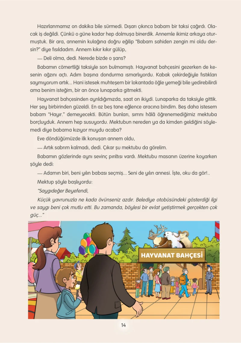 4. Sınıf Türkçe Ders Kitabı Cevapları Tuna Yayınları Sayfa 14