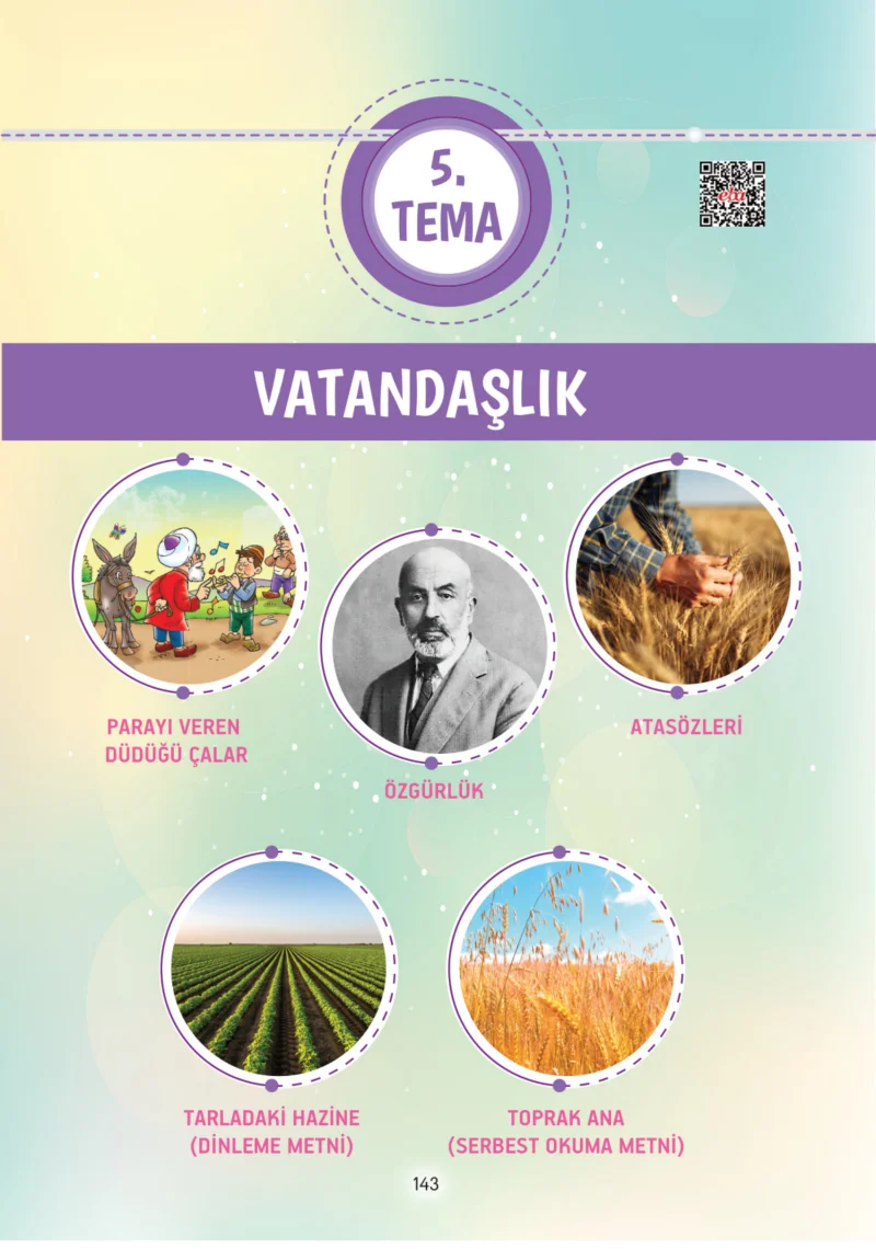4. Sınıf Türkçe Ders Kitabı Cevapları Tuna Yayınları Sayfa 143