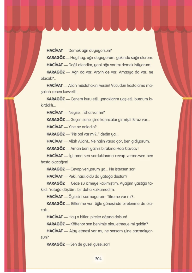 4. Sınıf Türkçe Ders Kitabı Cevapları Tuna Yayınları Sayfa 204