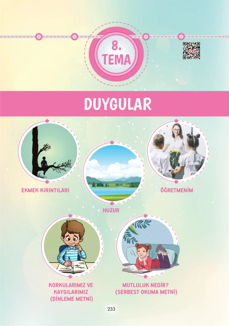 4. Sınıf Türkçe Ders Kitabı Cevapları Tuna Yayınları Sayfa 233