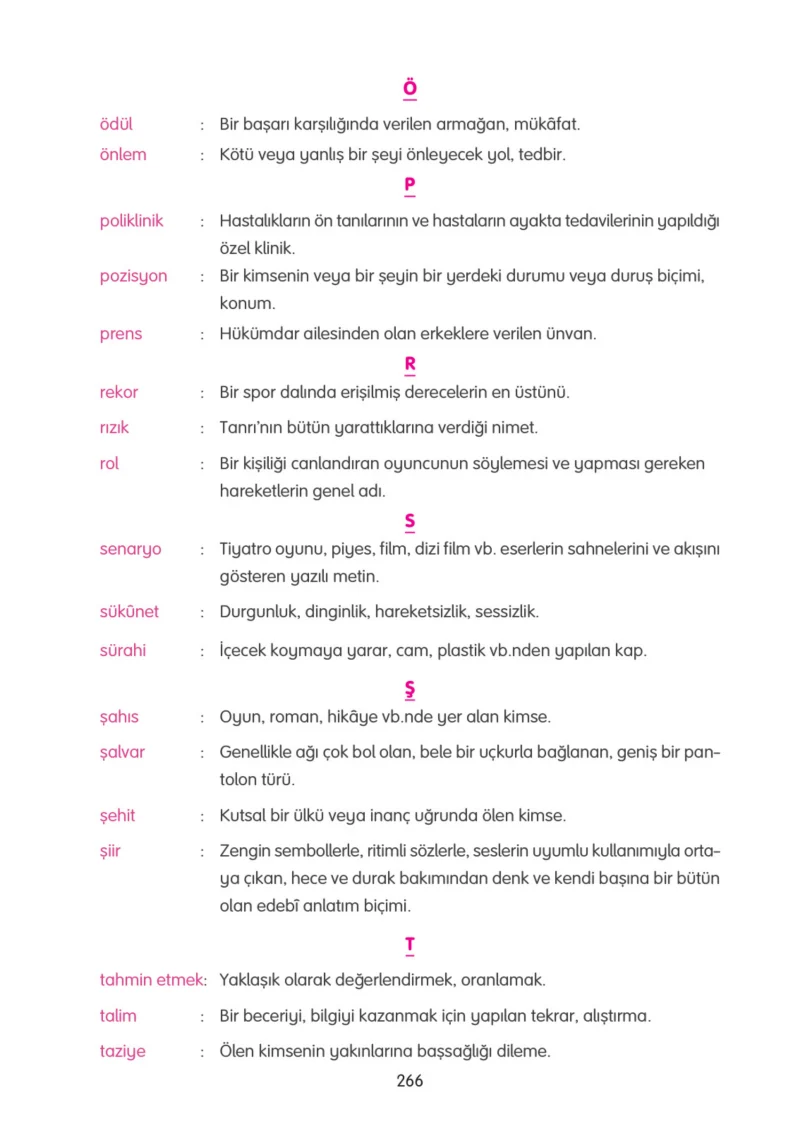 4. Sınıf Türkçe Ders Kitabı Cevapları Tuna Yayınları Sayfa 266