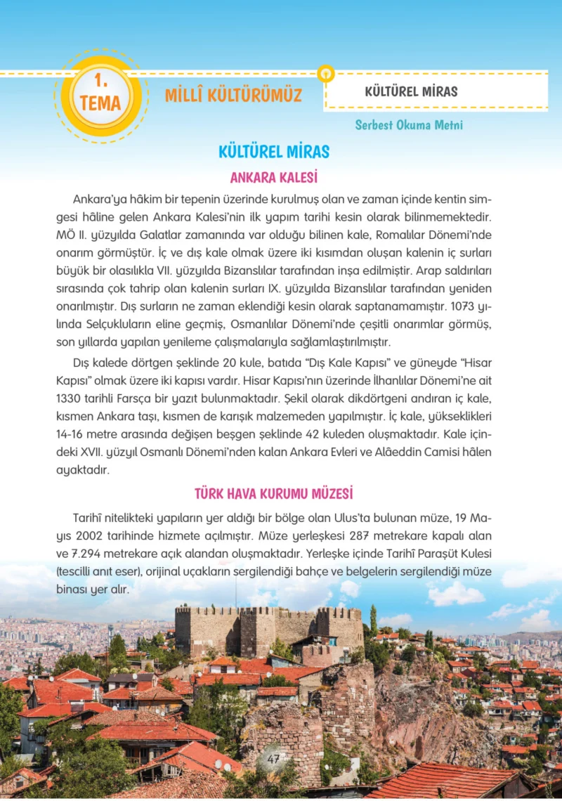 4. Sınıf Türkçe Ders Kitabı Cevapları Tuna Yayınları Sayfa 47