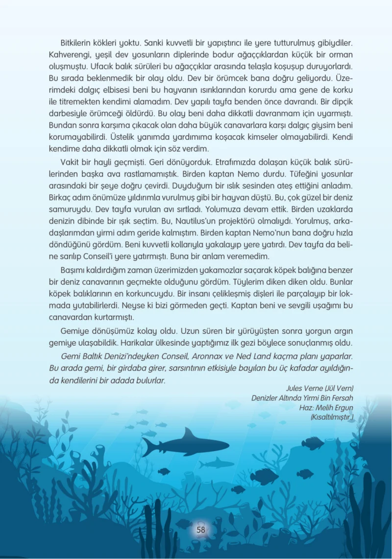 4. Sınıf Türkçe Ders Kitabı Cevapları Tuna Yayınları Sayfa 58