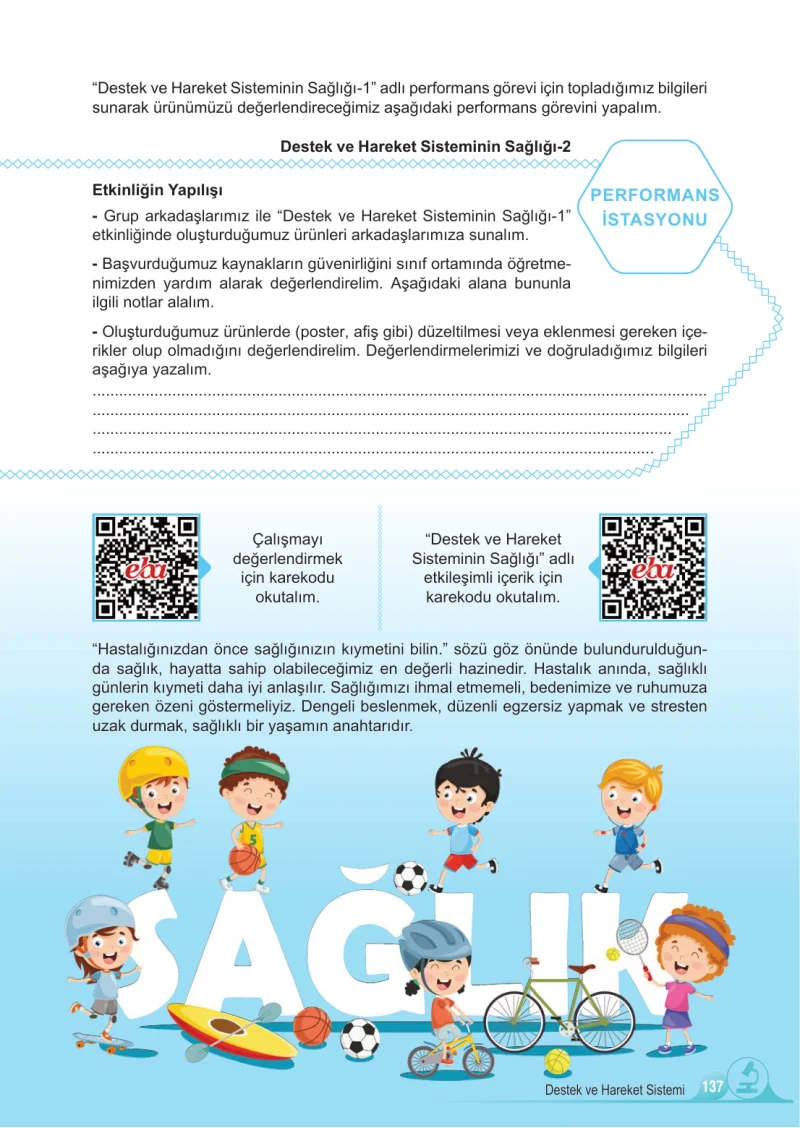 5. Sınıf Fen Bilimleri Ders Kitabı Cevapları Meb Yayınları 1.Kitap Sayfa 137