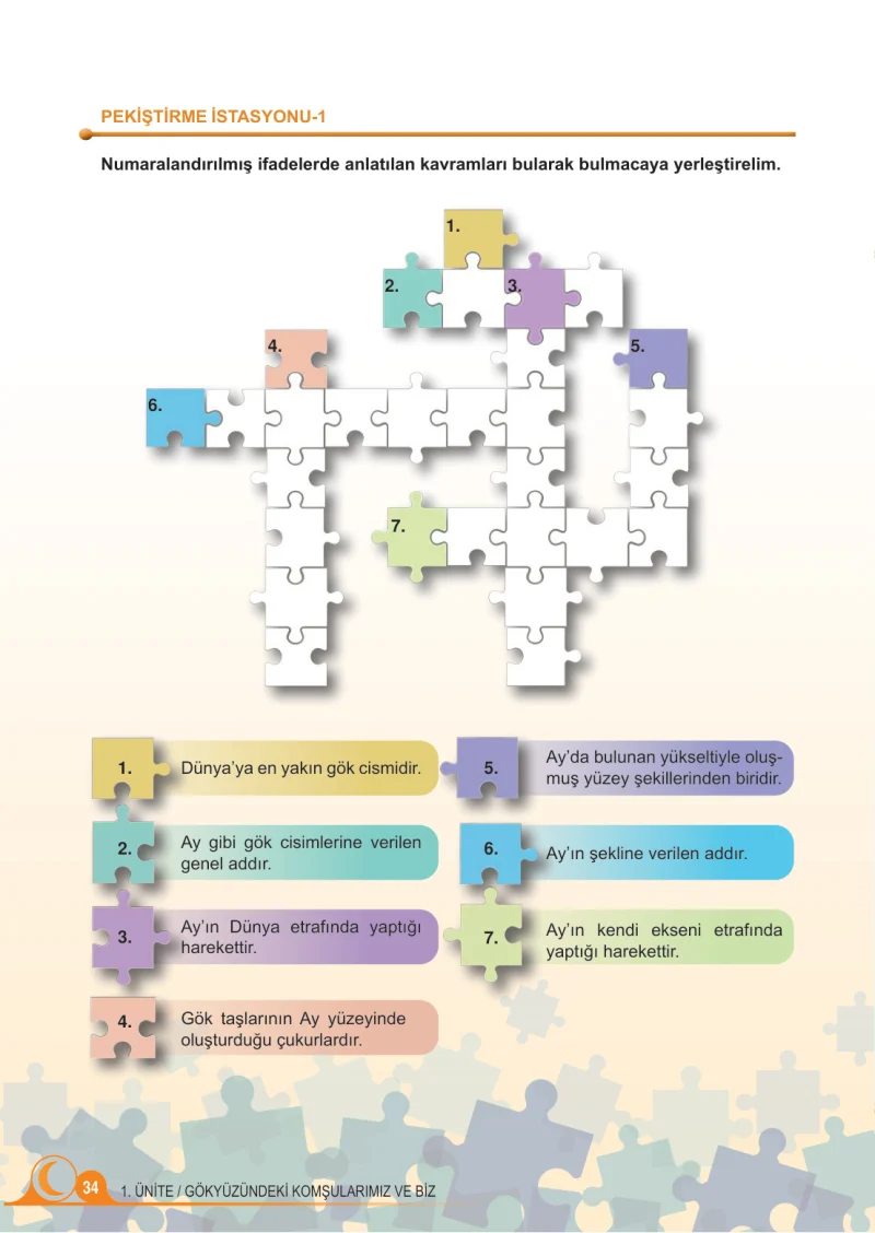 5. Sınıf Fen Bilimleri Ders Kitabı Cevapları Meb Yayınları 1.Kitap Sayfa 34